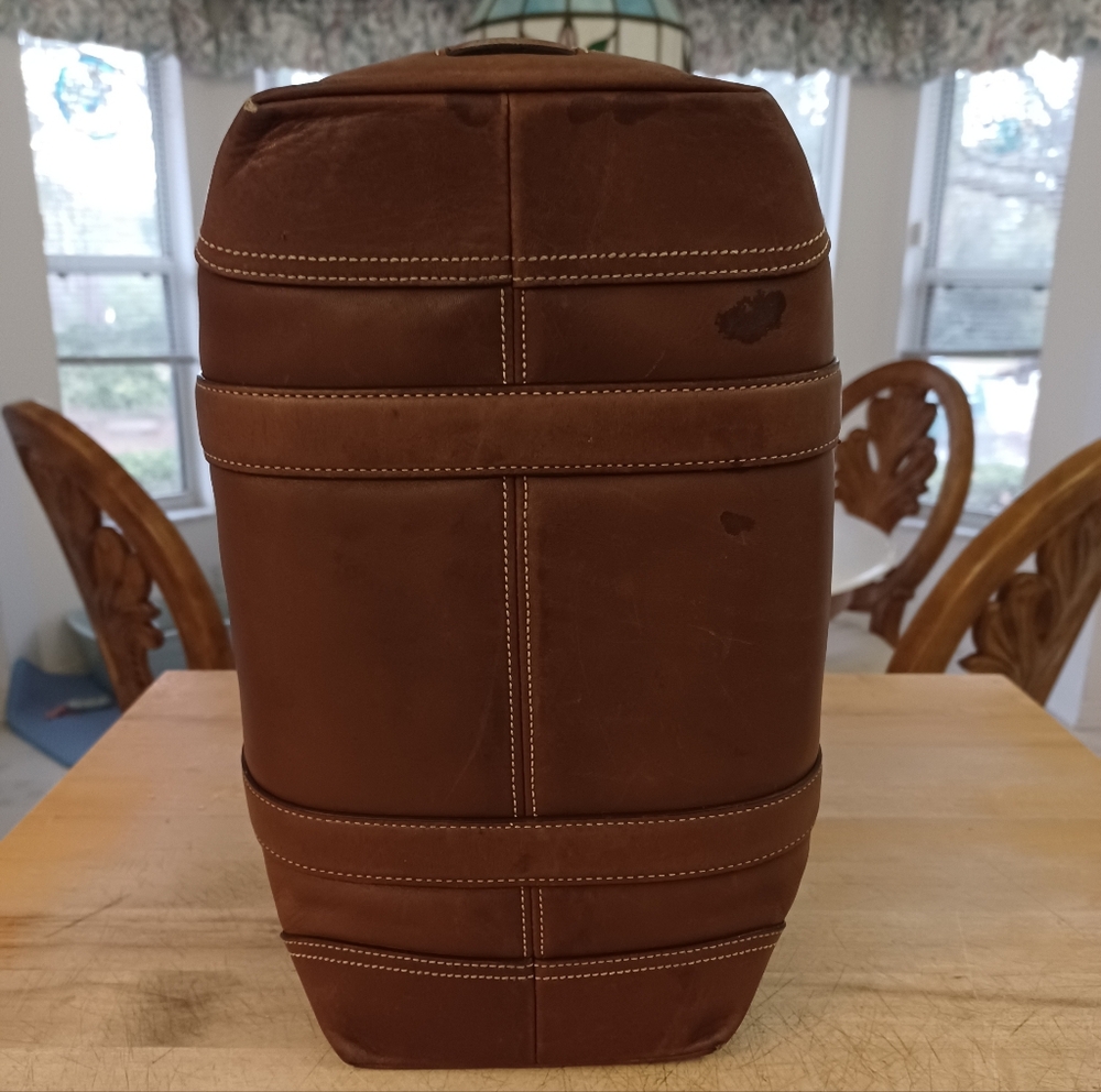 Vintage Leather Coach Bucket Bag Custom - Picture 5 of 16